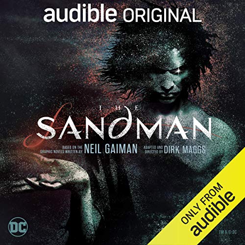 Cover of the sandman audio book b Neil Gaiman